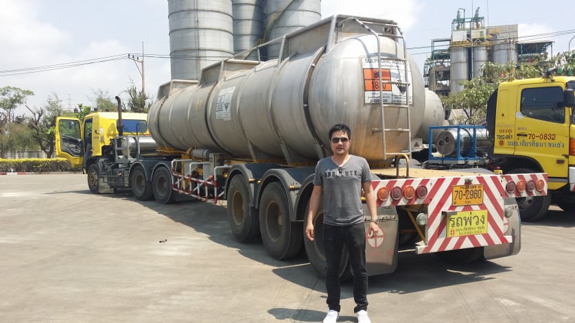 First LNG Truck in Thailand in 2015 is converted by Tiger Automotive 8
