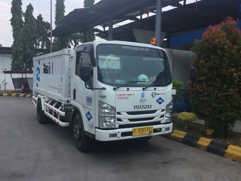Gagas Energi Indonesia, PGN subsidiary truck engine conversion  26